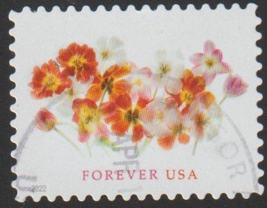 New 2022 - (58c) - Tulips 1 ounce Used Single Off Paper