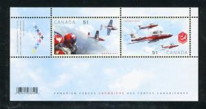 Canada 2006  #'s 2159b  SS  MNH - Snowbirds Aero cv $2.75   