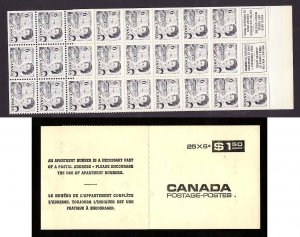 Canada-Unitrade#BK64- id5-unused NH Centennial booklet-QEII-