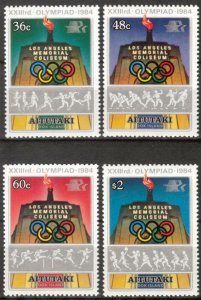 Aitutaki 1984 SG495-498 Olympic Games set MNH