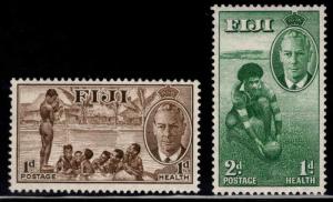 FIJI Scott B1-B2 MNH** 1951 semi-postal set