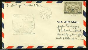 CANADA   FIRST FLIGHT COVER LAC LA RONGE TO  MONTREAL LAKE JUNE 8, 1932 