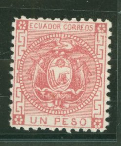 Ecuador #11 Unused Single