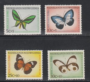 Netherlands New Guinea # B23-26, Butterflies, Mint NH, 1/2 Cat.