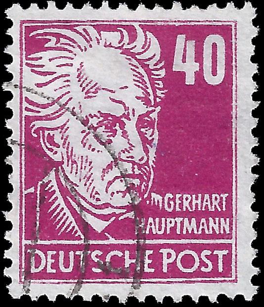 Germany-Soviet Zone 1948 Sc 10N29-44 used complete