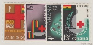 Ghana Scott #139-142 Stamp - Mint NH Set