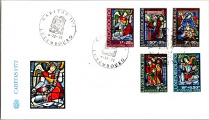 Luxembourg, Worldwide First Day Cover, Christmas