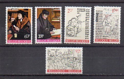 Belgium B810-B814 MNH