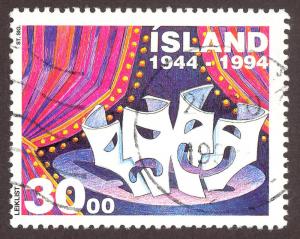 Iceland #786   used