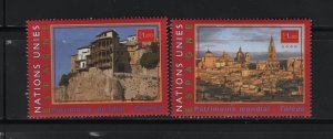 Offices in Geneva, Switzerland 362-363 MNH, 2000 World Heritage, Spain Type