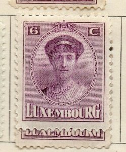 Luxemburg 1921 Early Issue Fine Mint Hinged 6c. NW-191776