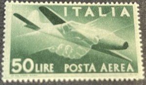 ITALY # C113-MINT/HINGED--SINGLE--AIR-MAIL--1946