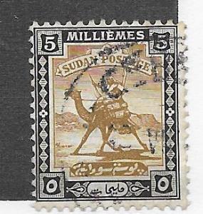 Sudan #40 Camel Post (U)  CV $0.25