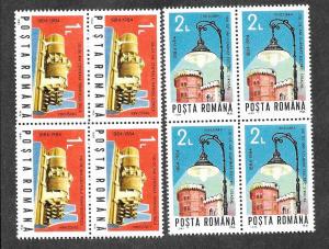 Romania 3242-3243 X 4 Mint NH!