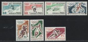 TOGO SC# 369-75 F-VF MNH 1960