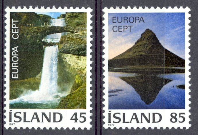 Iceland Sc# 498-499 MNH 1977 Europa