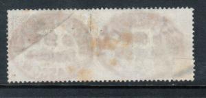 Great Britain #124 Very Fine Used - Faults On Back - Double Orange Regd Cancels