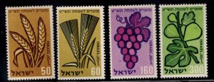 ISRAEL Scott 145-148 Stamp set without tabs MNH**