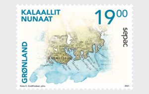 Stamps of Greenland 2021.- SEPAC 2021. Historical Maps.  Mint .