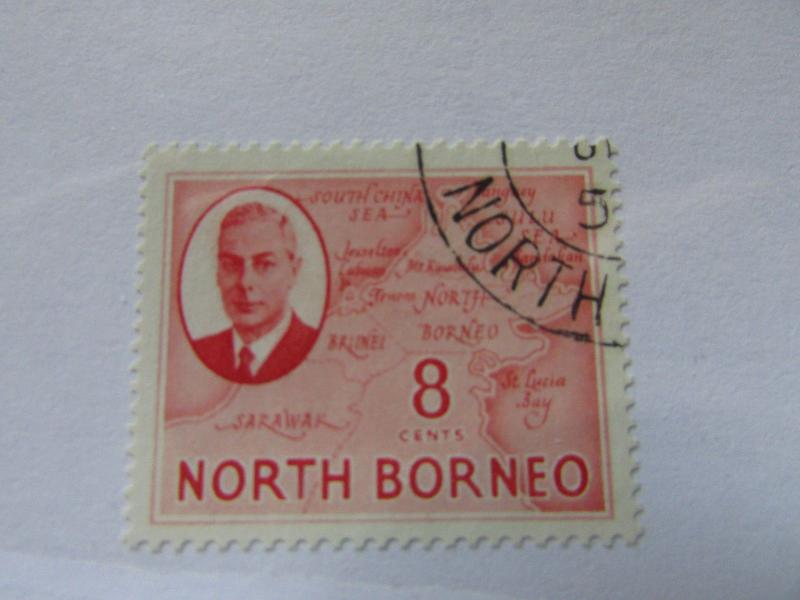 State of North Borneo SC #254 CLOCK TOWER JESSLETON used stamp