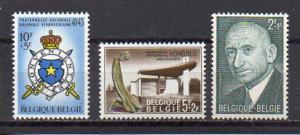 Belgium B807-B809 MNH