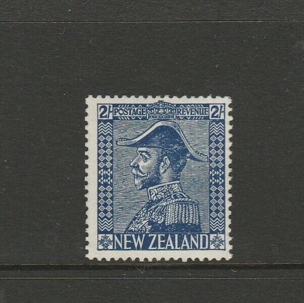 New Zealand 1926/34 2/- Admiral WMK INVERTED, Fresh MM SG 466w