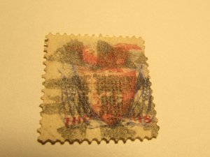 US Stamp, Scott #121, Used, VF. 2023 A.Miller Cert. CV $ 450.00