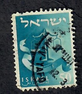 Israel #134 Twelve Tribes used single