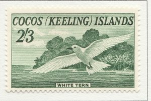 1963 English Colony British Colony COCOS KEELING ISLANDS 2s3d MH* A28P25F28351-