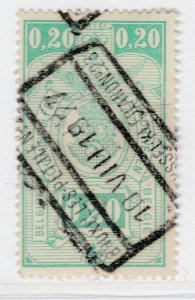 Belgium Parcel Post & Railway Stamp Used Railways Cancellation A20P29F1824-