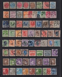 Denmark - Collection of old stamps - catalog value over $ 175.00