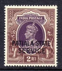 INDIA  --PATIALA    1939    SG 067    2 rupees   -  Mint Never Hinged     