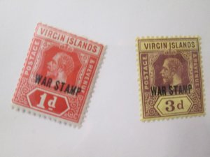 Virgin Islands #MR1-MR2  MH  2019 SCV = $5.05