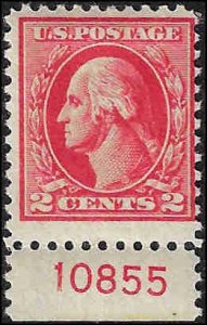 526 Mint,OG,HR... SCV $25.00... Plate# single