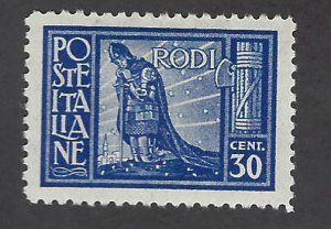 Rhodes Italy SC#19 Mint F-VF SCV$56.50...Fill a Key Spot!