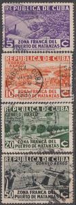 Cuba #C18-C21  Used 