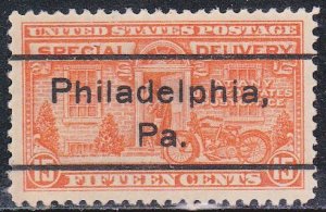 Precancel - Philadelphia, PA PSS L-7E - Special Delievery Town and Type Issue