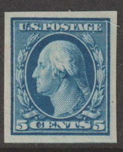 U.S.  Scott# 347 1908-9 Imperf Issue XF/SUP MNH