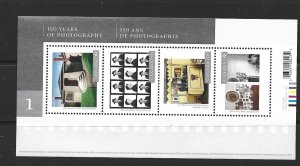 CANADA - 2013 CANADIAN PHOTOGRAPHY SOUVENIR SHEET - SCOTT 2627 - MNH