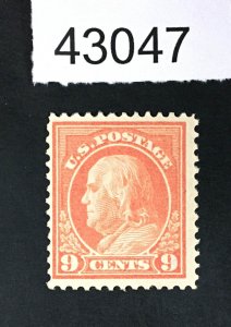 US STAMPS # 415 MINT OG H LOT #43047