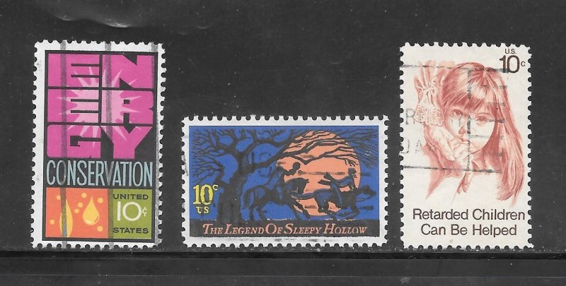 #1547-49 Set of 3 Used Singles  (my1) Collection / Lot