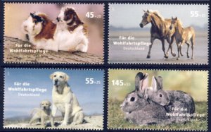 Scott #B992-5 Adult and Juvenile Animals MNH