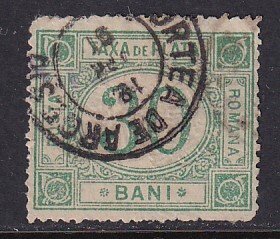 Romania (1887-90) Sc J12 used