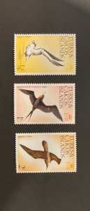 British Colonies: 3 Turks & Caicos Islands stamps -set #1 