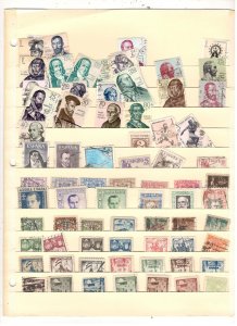 SPAIN COLLECTION ON STOCK SHEET MINT/USED