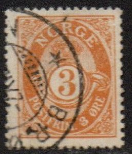 Norway Sc #76 Used