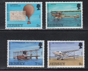 Jersey # 81-84, Aviation History, Mint LH, 1/3 Cat.