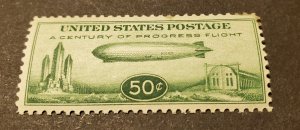 US # C18 MNH OG TINY MARGIN STAIN CV $90.00