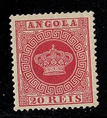 Angola #11 MHH 20r crown