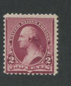 1890 US Stamp #219D 2c Mint Fine No Gum Catalogue Value $160